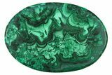 Flowery Oval Malachite Jewelry Box - Congo #272537-2